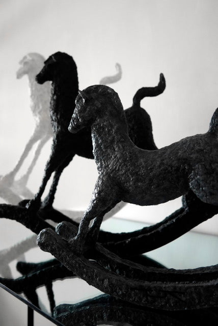 KONSTANTIN TURKO <br>Grey Horse<br>27x21 cm