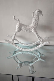 KONSTANTIN TURKO <br>White Horse<br>45x41 cm